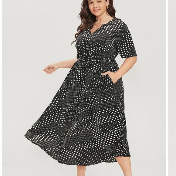 NWT BloomChic black and white dress 14/XL - Picture 2 of 10